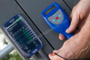 elmatronic digitális rétegvastagság-mérő készülékek bluetooth adatátvitellel ANDROID és WINDOWS ipari adatkezelő szoftvercsomaggal.